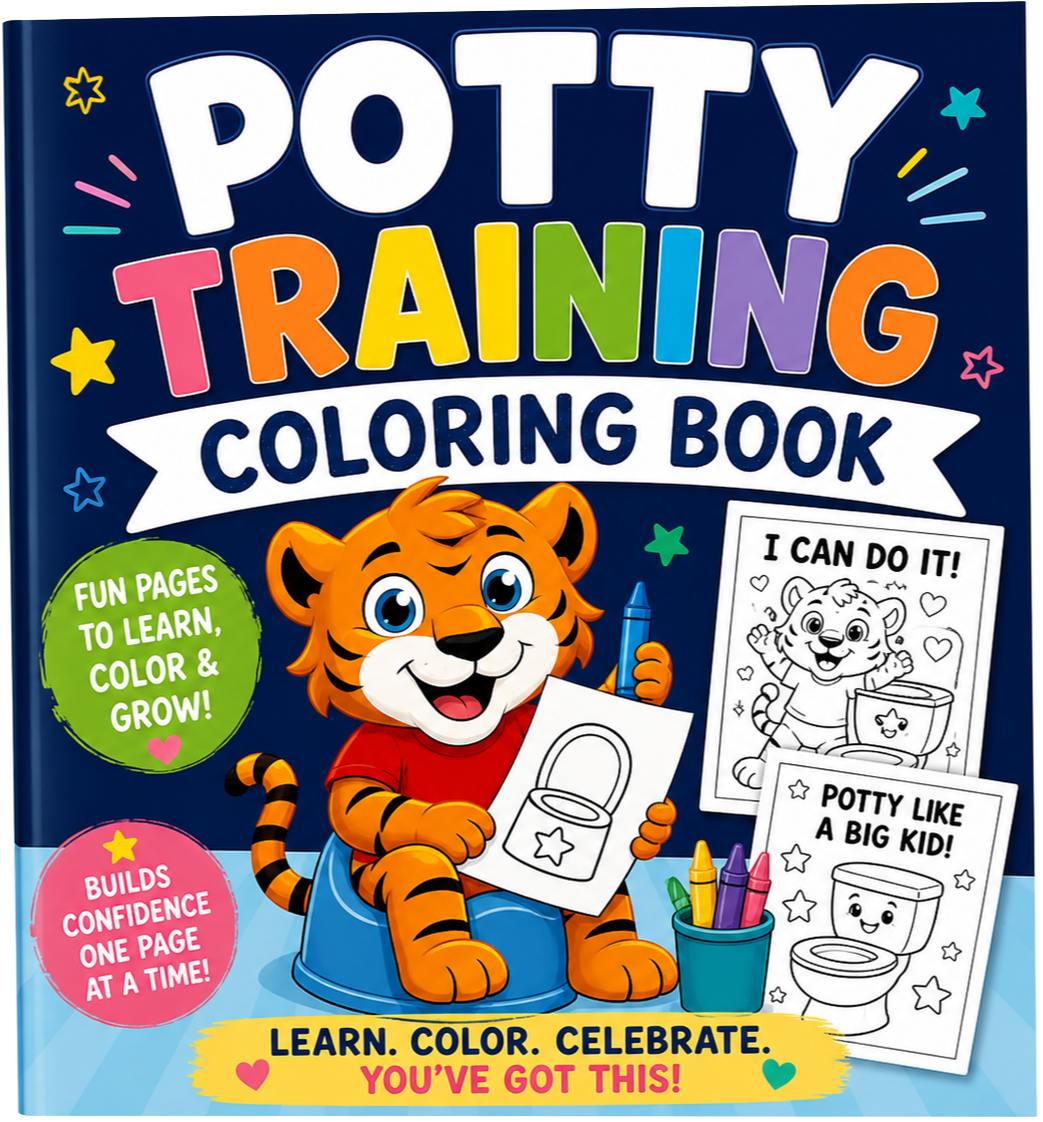 Potty Training Coloring Book